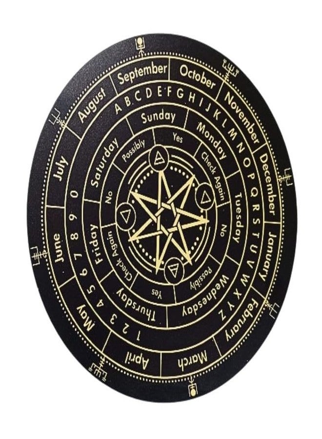 TREE MAISON CORONATING HOMES Dowsing Board with Black Toumaline Pendulum | 6 Inch | Dowsing Board | Metaphysical Message Board | Acrylic Divination Board | Spirit Board | Witch Board | - Image 5